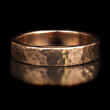 Load image into Gallery viewer, Shakudo Ring with 9ct Yellow Gold Seam
