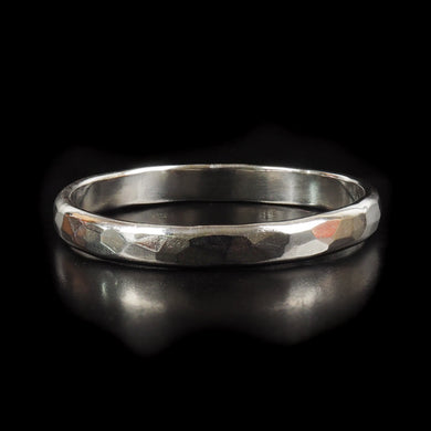 Textured Sterling Silver Stacker Ring