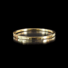 Load image into Gallery viewer, Thin Textured 9ct Yellow Gold Stacker Ring